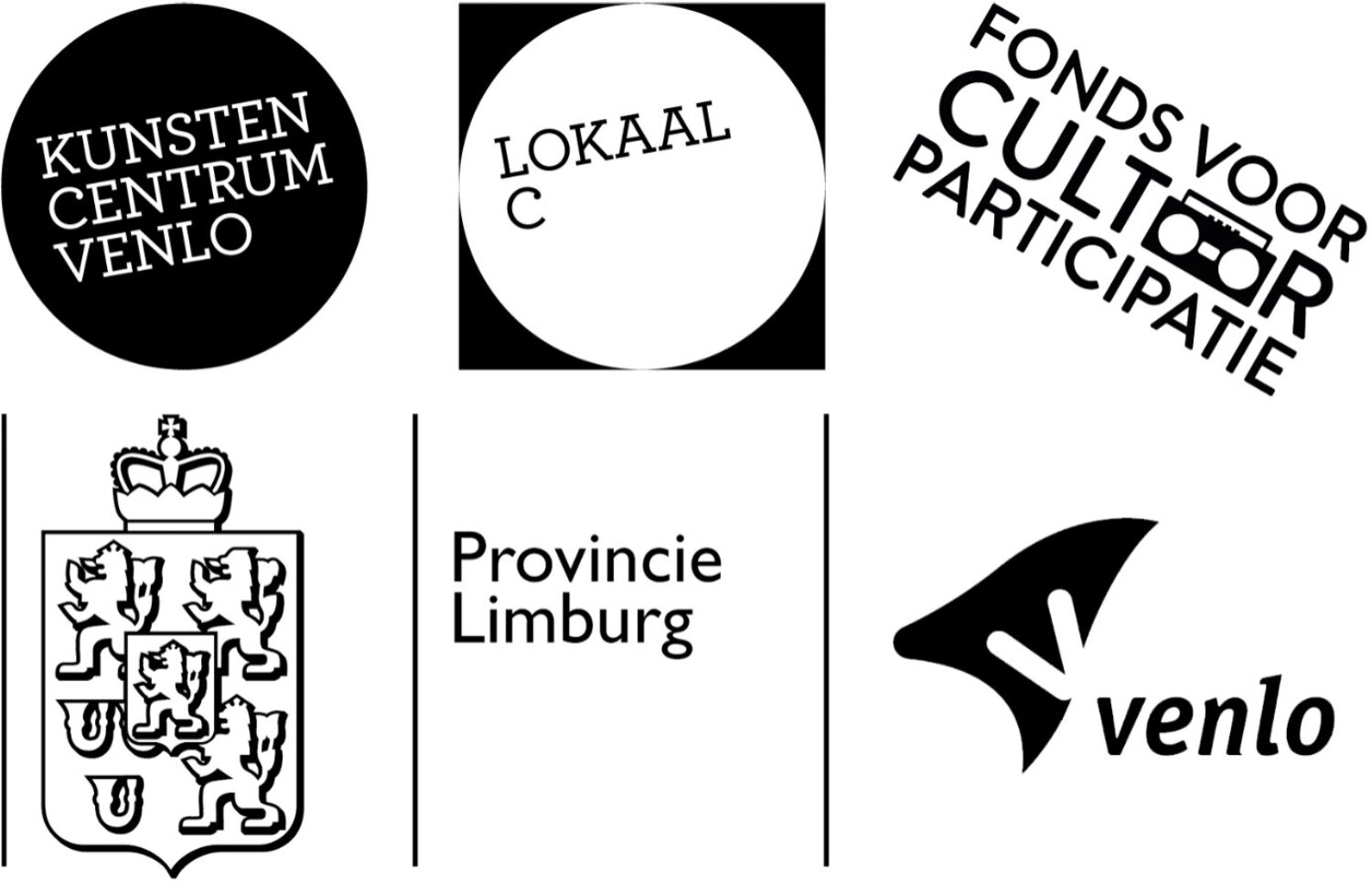 Logo lokaal c provincie imlbirg fonds voor cultuur participatie